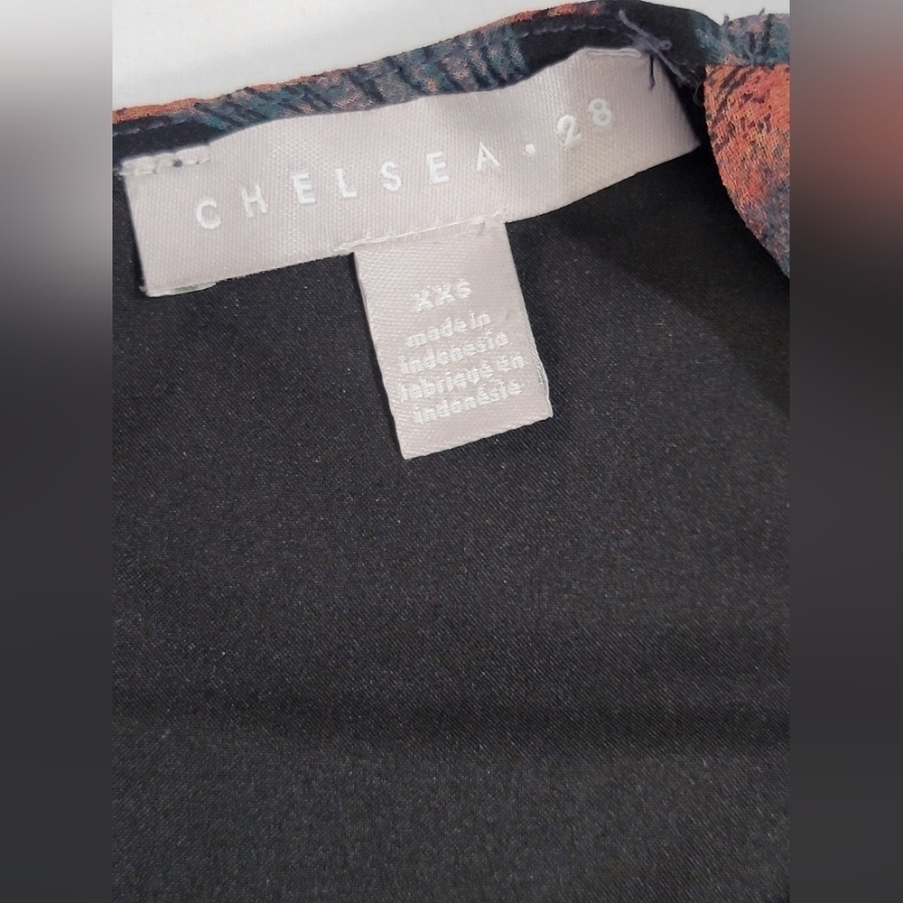Chelsea28 Floral Split Long Sleeve Tiered Maxi Dress Size XXS - Picture 12 of 16